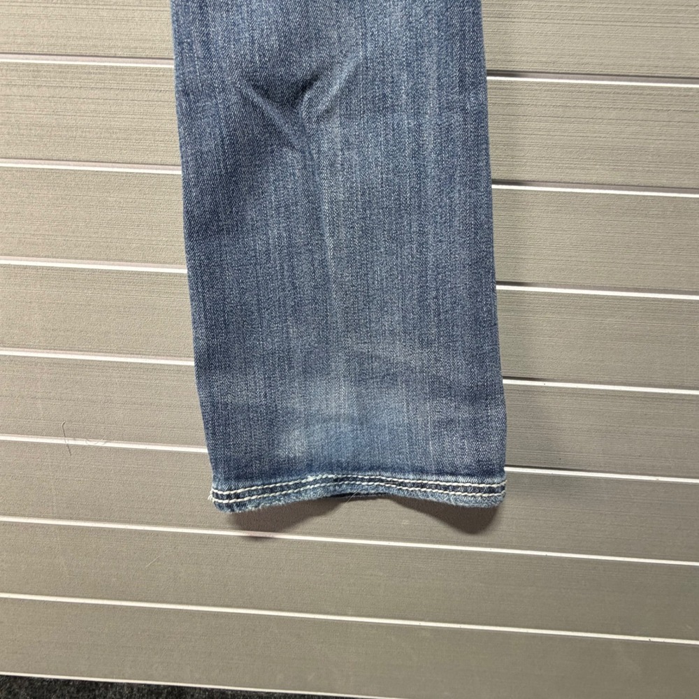 Silver Jeans Co Aiko Bootcut Distressed Medium Wash Denim Jeans W26 L33 Womens - Picture 10 of 12
